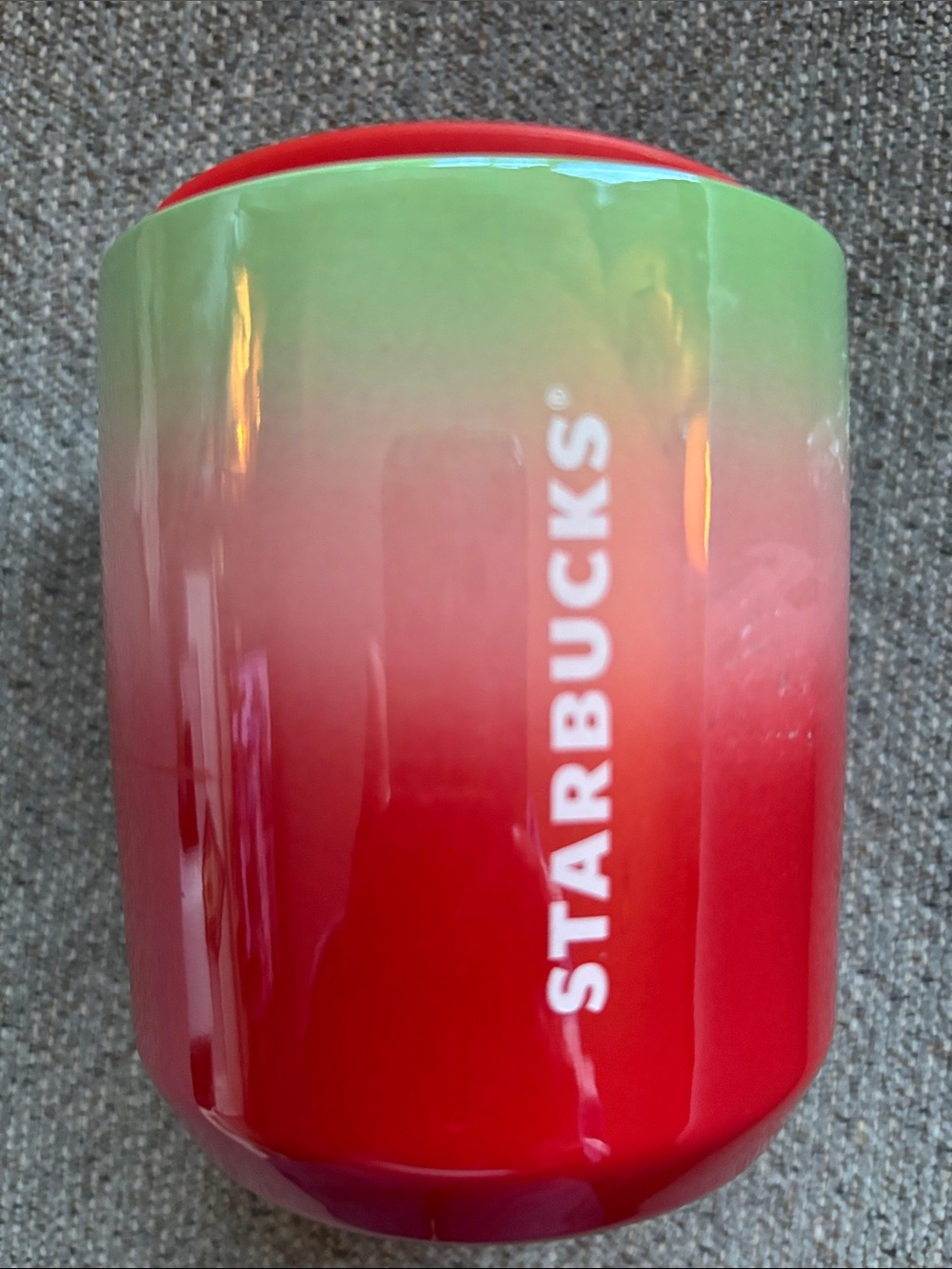 Starbucks Ombre Tumbler in Red and Green